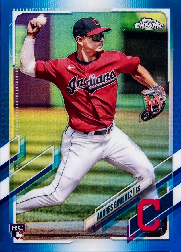 2021 Topps Chrome Update Andres Gimenez #USC33 Baseball Card