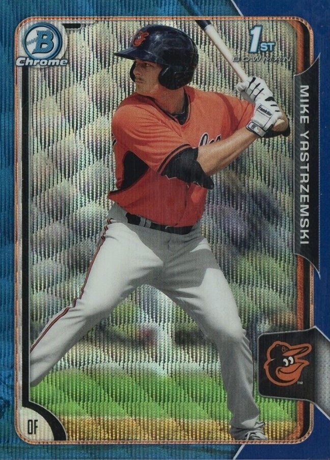 2015 Bowman Chrome Prospects Mike Yastrzemski #BCP138 Baseball Card