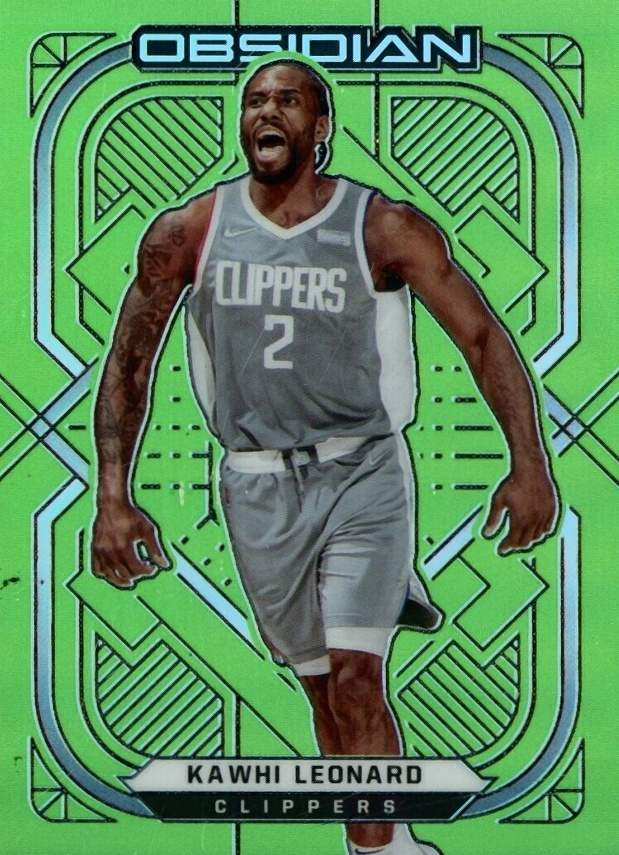 2020 Panini Obsidian Kawhi Leonard #132 Basketball Card