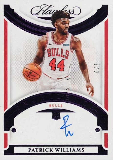 2020 Panini Flawless Excellence Signatures Patrick Williams #EXSPAT Basketball Card