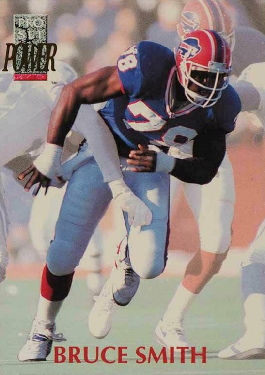 1992 Pro Set Power Bruce Smith #178 Football Card