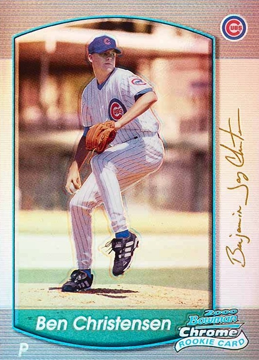 2000 Bowman Chrome Ben Christensen #391 Baseball Card