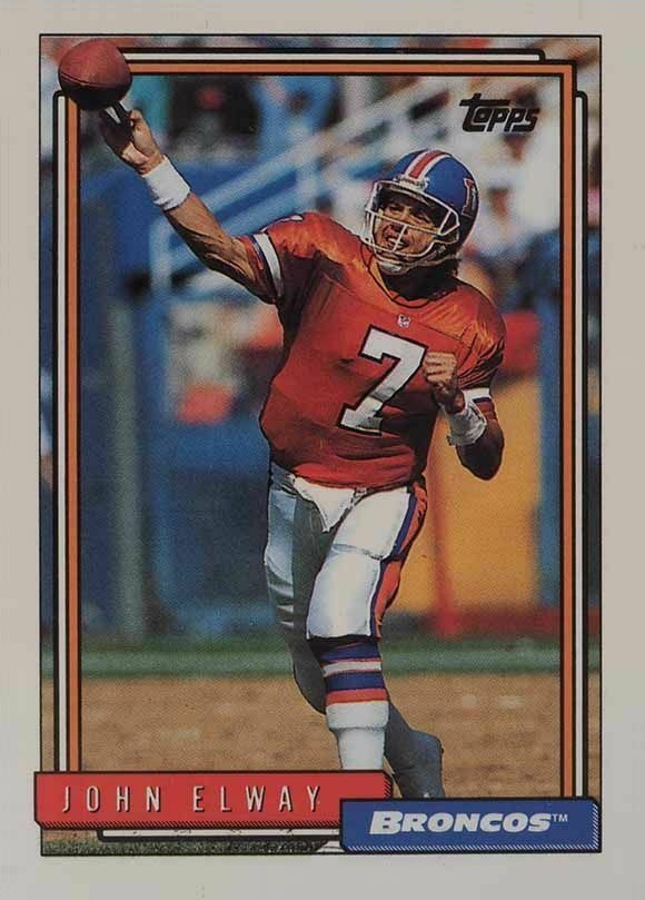 1992 Topps John Elway #125 Football Card