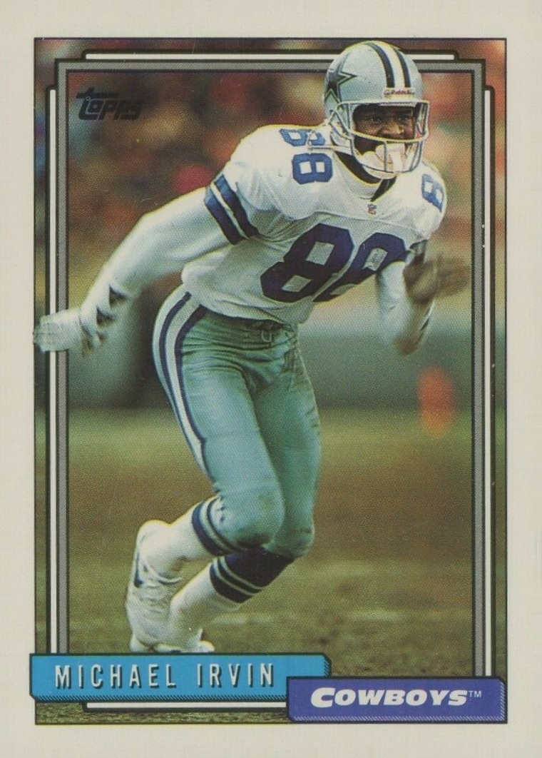 1992 Topps Michael Irvin #340 Football Card