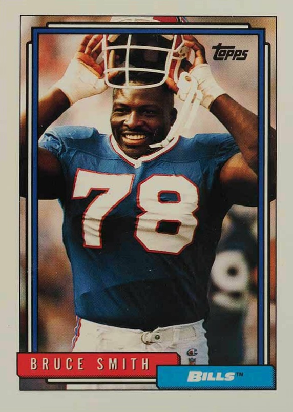 1992 Topps Bruce Smith #693 Football Card