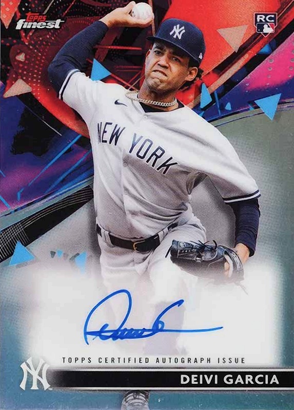 2021 Topps Finest Finest Autographs Deivi Garcia #DG Baseball Card