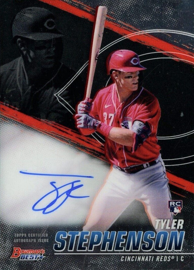 2021 Bowman's Best of 2021 Autographs Tyler Stephenson #B21TS Baseball Card