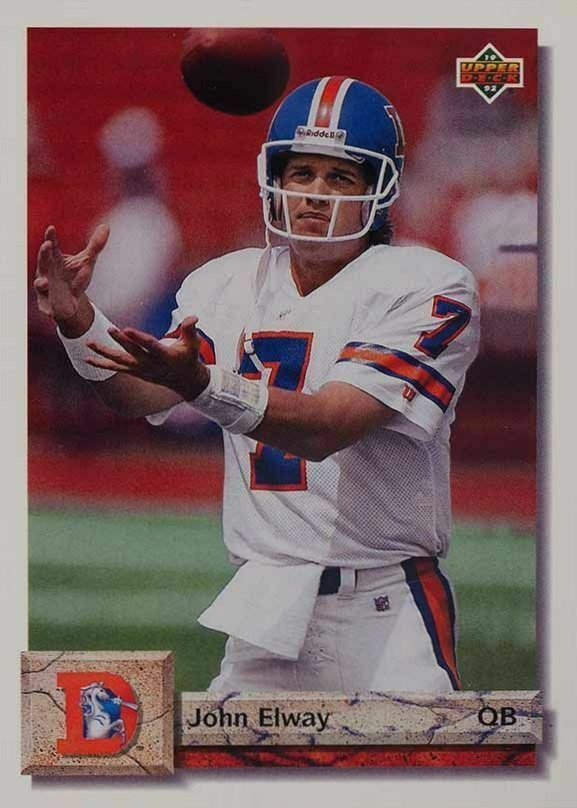 1992 Upper Deck John Elway #200 Football Card