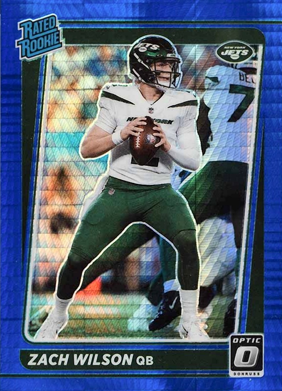 2021 Panini Donruss Optic Zach Wilson #202 Football Card