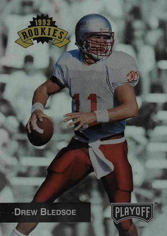 1993 Playoff Drew Bledsoe #295 Football Card