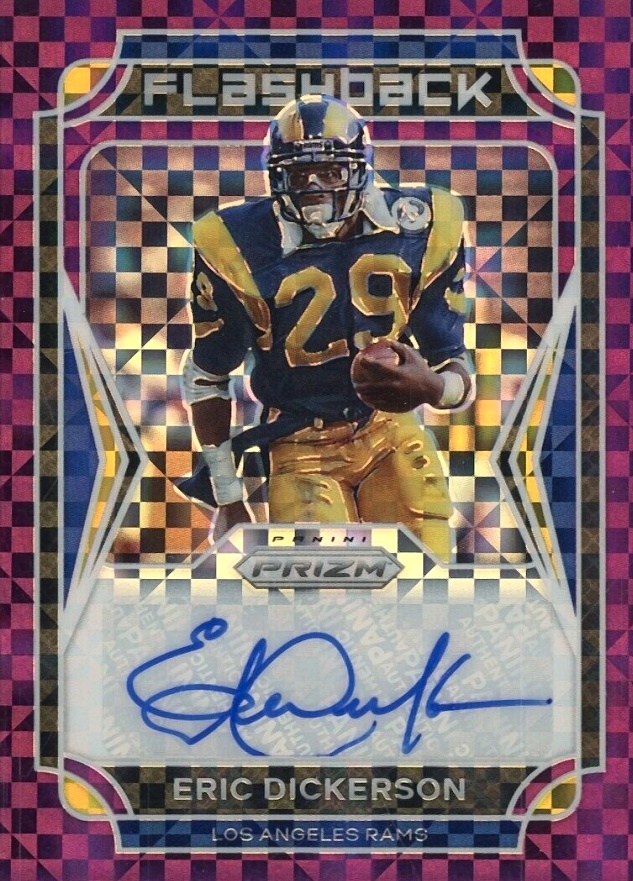 2021 Panini Prizm Flashback Autographs Eric Dickerson #FAED Football Card