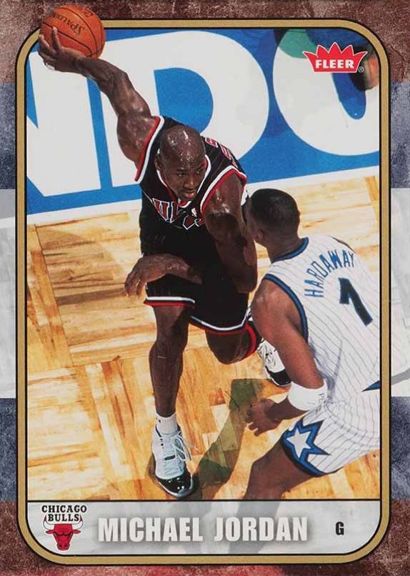 2007 Fleer Jordan Box Set Michael Jordan #54 Basketball Card