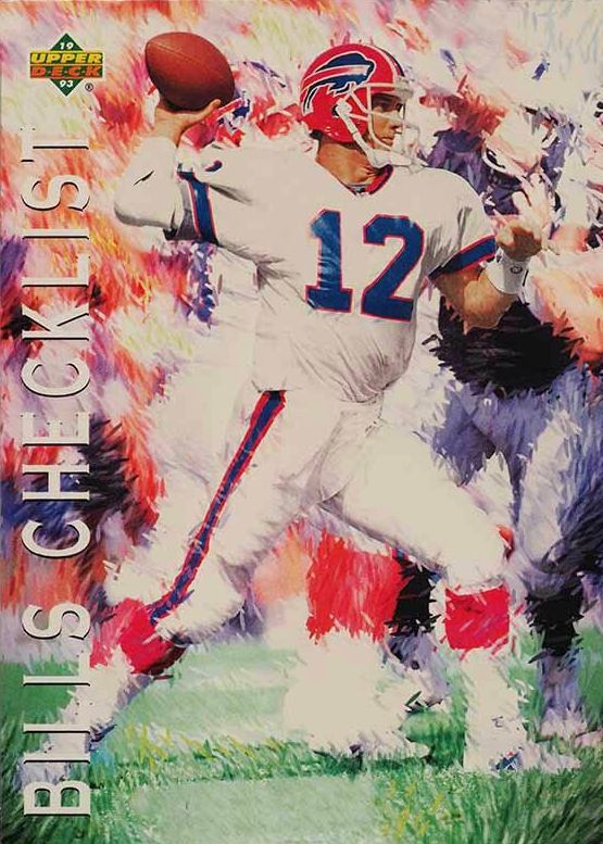 1993 Upper Deck Jim Kelly Tc #65 Football Card