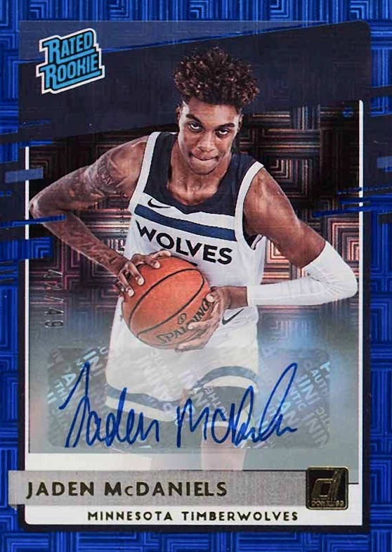 2020 Panini Donruss Jaden Mcdaniels #239 Basketball Card