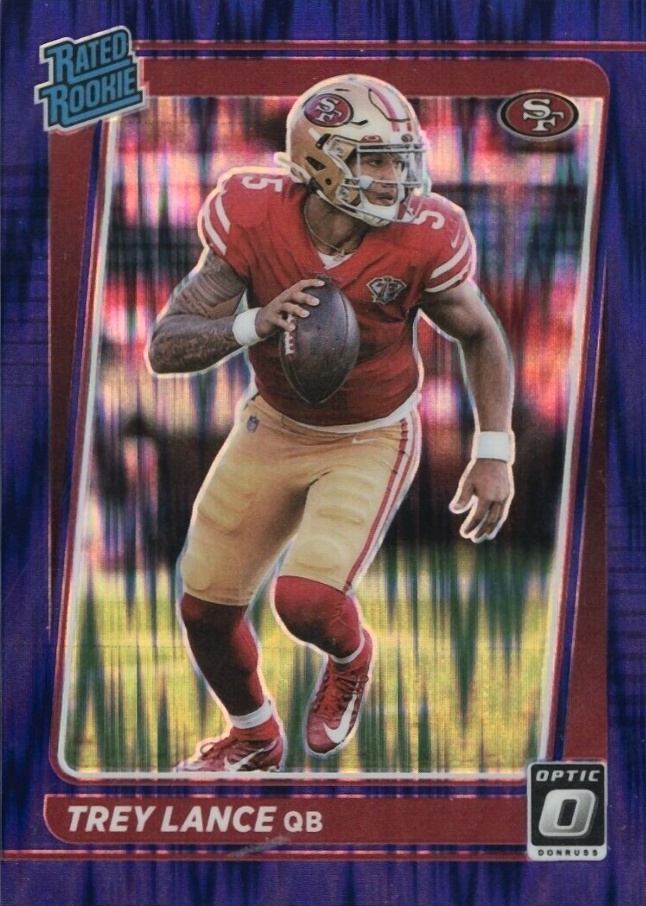 2021 Panini Donruss Optic Trey Lance #203 Football Card