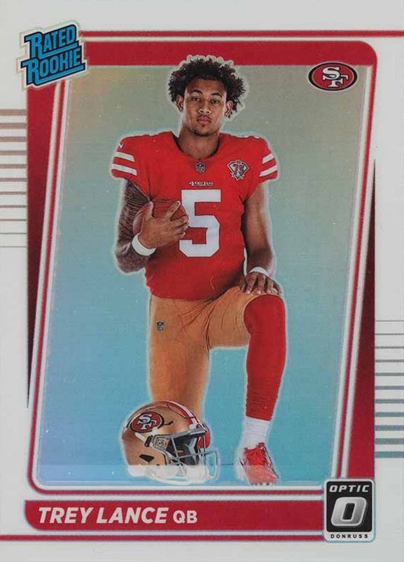 2021 Panini Donruss Optic Trey Lance #203 Football Card