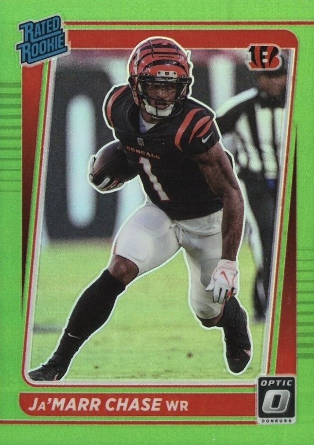 2021 Panini Donruss Optic Ja'Marr Chase #207 Football Card