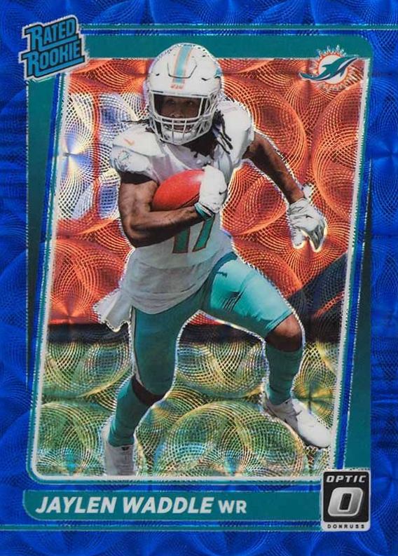 2021 Panini Donruss Optic Jaylen Waddle #208 Football Card