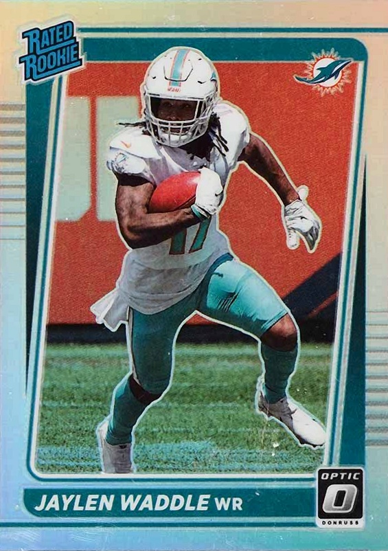 2021 Panini Donruss Optic Jaylen Waddle #208 Football Card