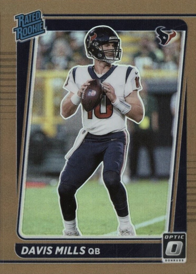 2021 Panini Donruss Optic Davis Mills #222 Football Card