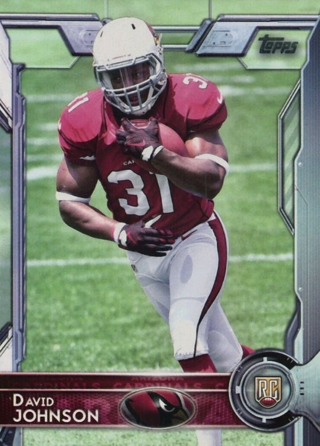 2015 Topps David Johnson #473 Football Card