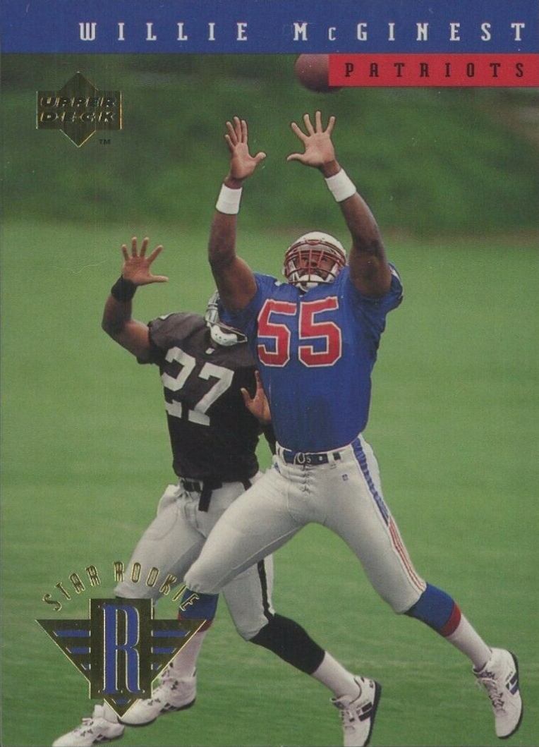 1994 Upper Deck Willie McGinest #8 Football Card