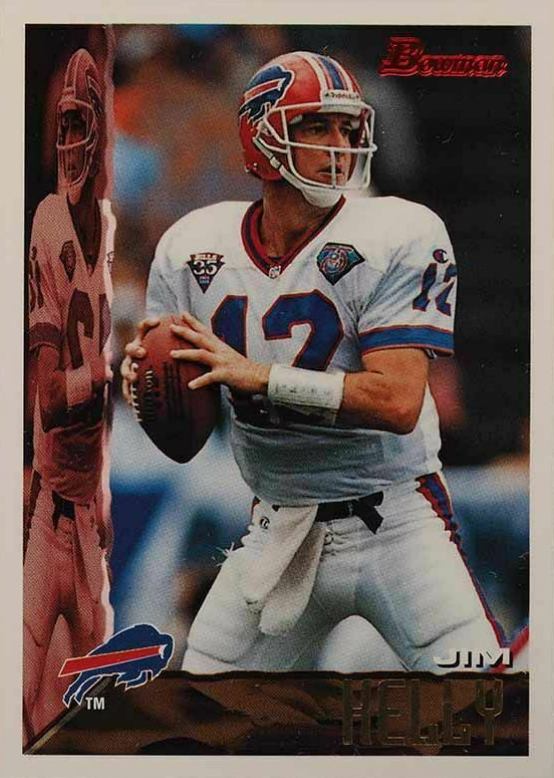 1995 Bowman Jim Kelly #130 Football Card