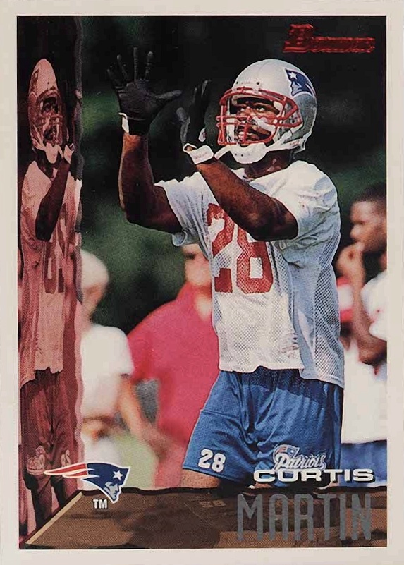 1995 Bowman Curtis Martin #301 Football Card