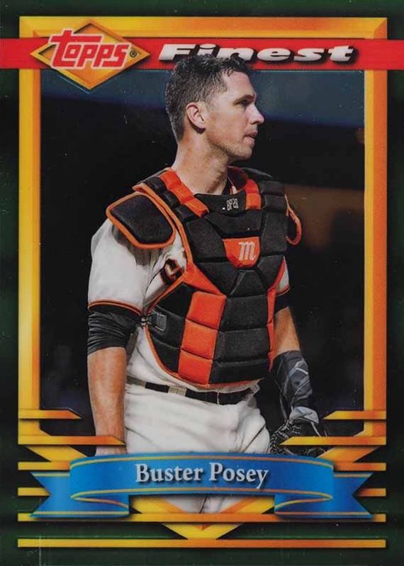 2021 Topps Finest Flashbacks Buster Posey #137 Baseball Card