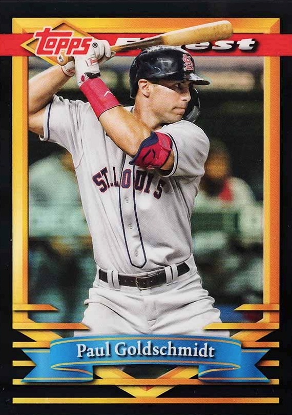 2021 Topps Finest Flashbacks Paul Goldschmidt #138 Baseball Card