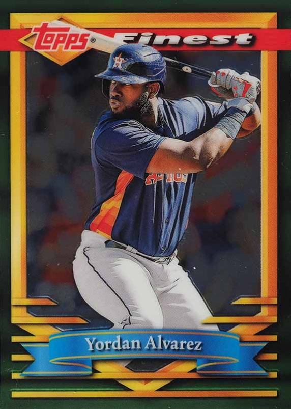 2021 Topps Finest Flashbacks Yordan Alvarez #139 Baseball Card