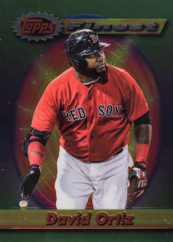 2021 Topps Finest Flashbacks David Ortiz #215 Baseball Card