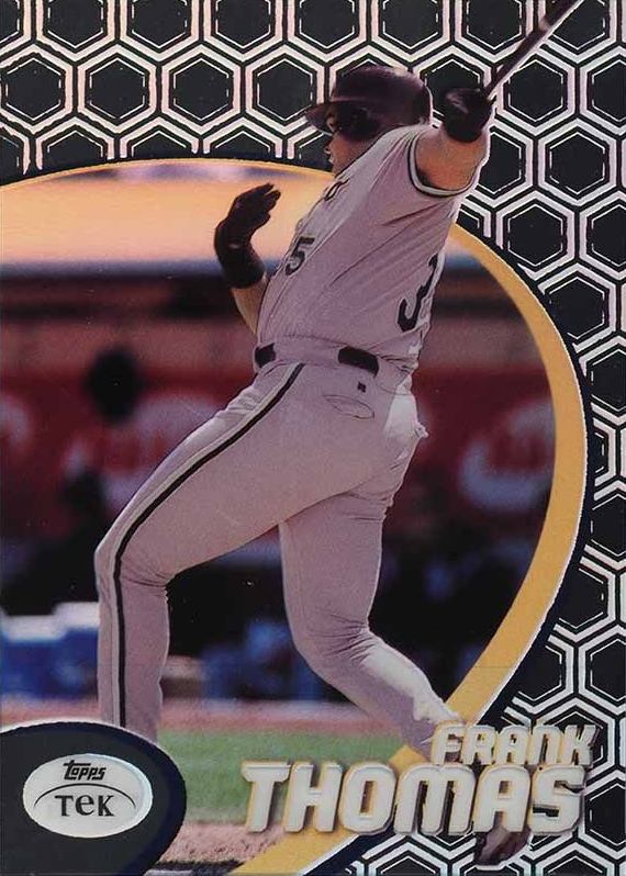 1998 Topps Tek Frank Thomas #6 Baseball Card