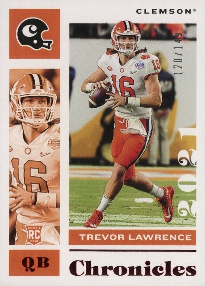 2021 Panini Chronicles Draft Picks Trevor Lawrence #1 Football Card