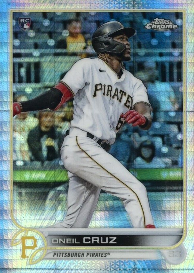 2022 Topps Chrome Oneil Cruz #128 Baseball Card