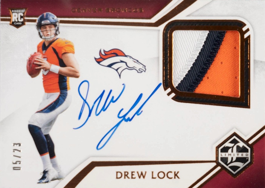 2019 Panini Limited  Drew Lock #104 Football Card