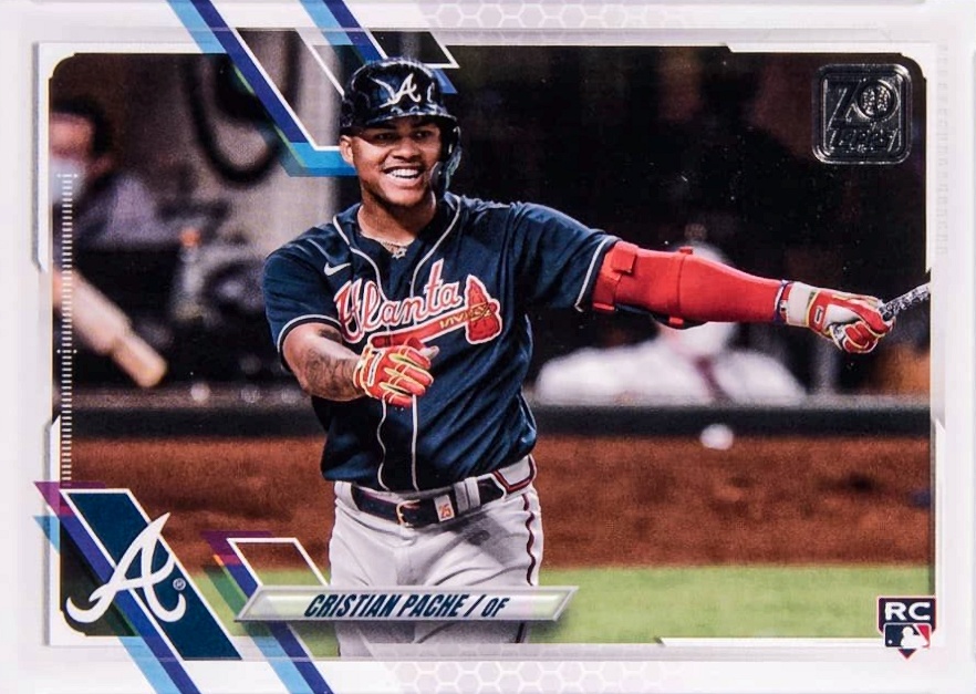 2021 Topps Complete Set Cristian Pache #187 Baseball Card