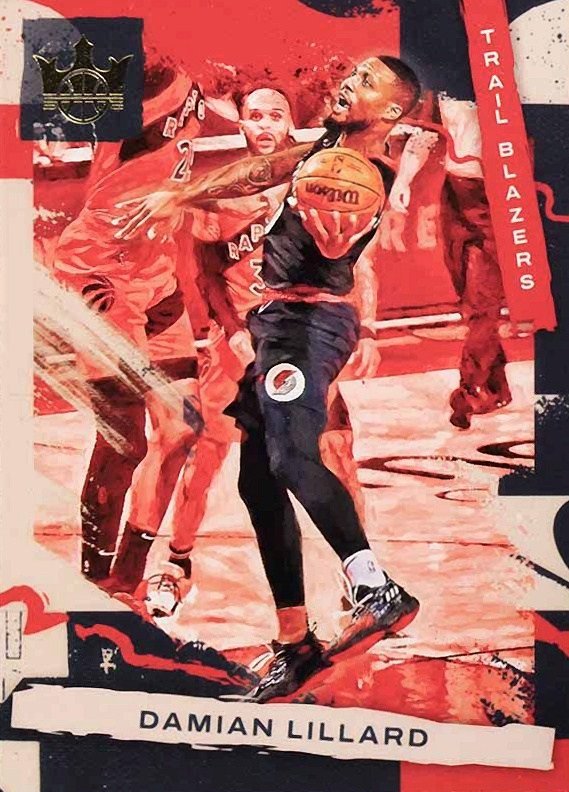 2021 Panini Court Kings Damian Lillard #67 Basketball Card