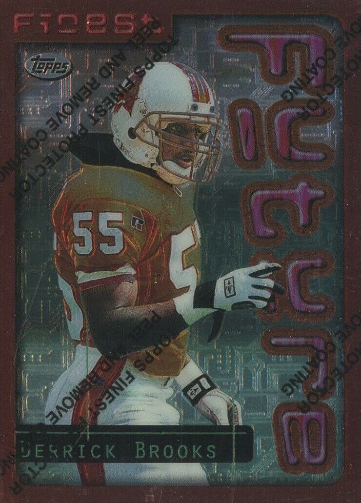 1996 Finest Derrick Brooks #87 Football Card