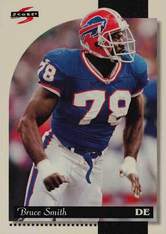 1996 Score Bruce Smith #4 Football Card