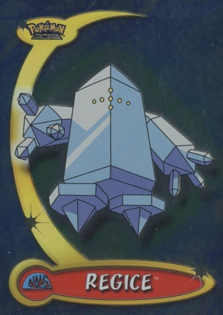 2004 Topps Pokemon Advanced Challenge Regice #55 TCG Card