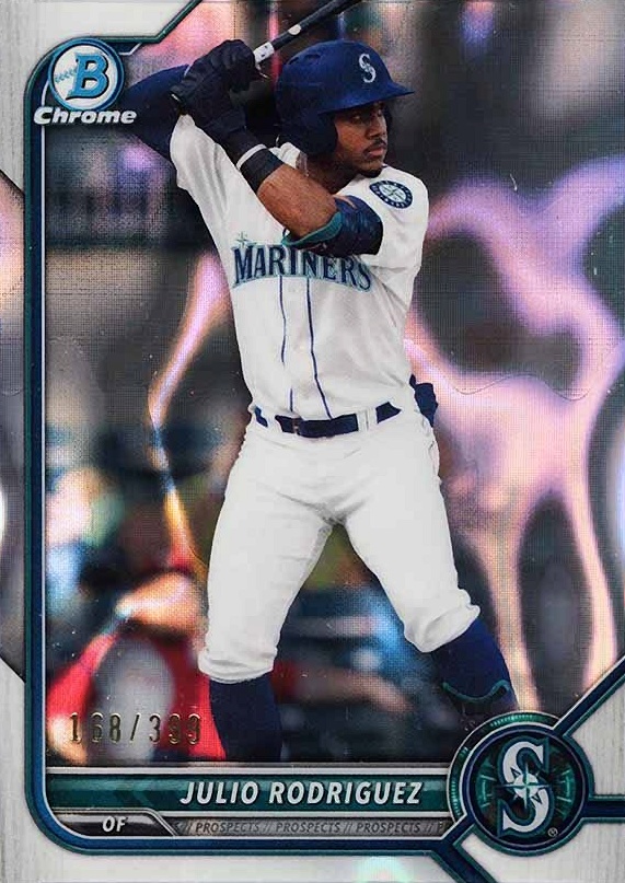 2022 Bowman Chrome Prospects Julio Rodriguez #BCP45 Baseball Card