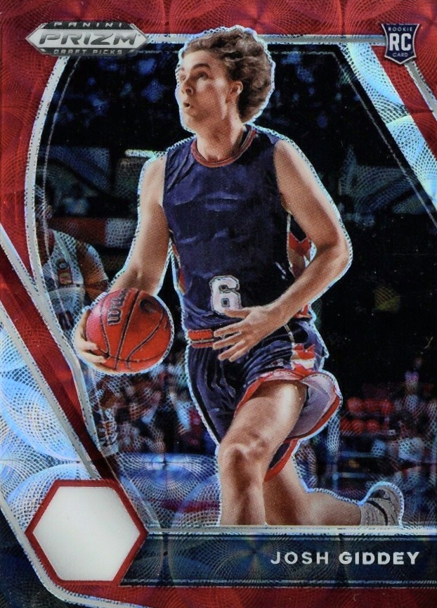 2021 Panini Prizm Draft Picks Josh Giddey #17 Basketball Card