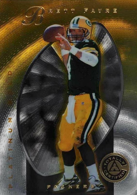 1997 Pinnacle Totally Certified Brett Favre #3 Football Card