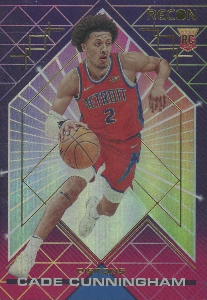 2021 Panini Recon Cade Cunningham #202 Basketball Card