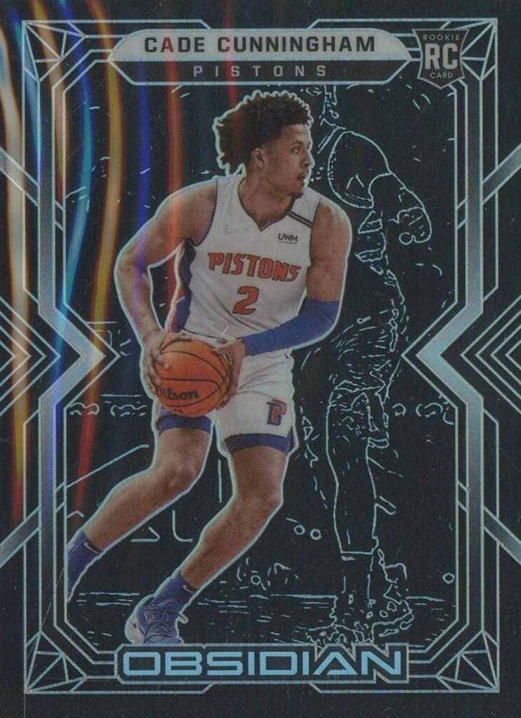 2021 Panini Obsidian Cade Cunningham #151 Basketball Card