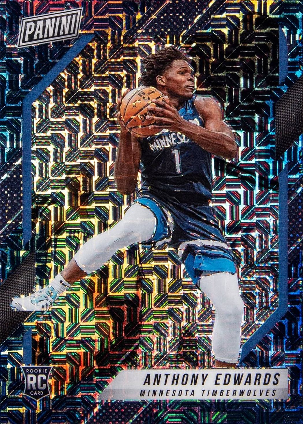 2022 Panini National VIP Rookies Anthony Edwards #RC11 Basketball Card