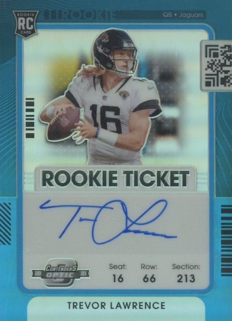 2021 Panini Contenders Optic Trevor Lawrence #101 Football Card