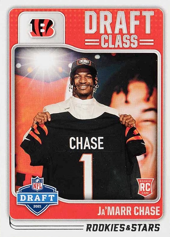 2021 Panini Rookies & Stars Draft Class Ja'Marr Chase #DC-5 Football Card