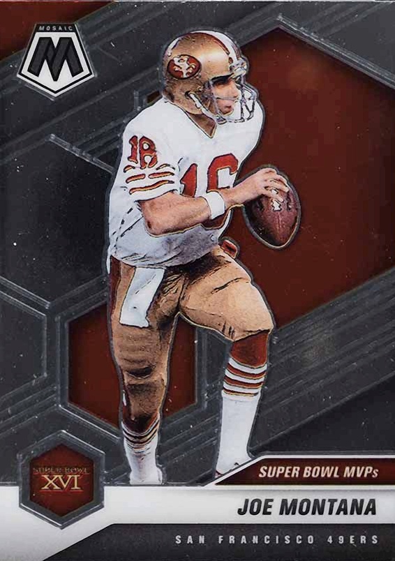 2021 Panini Mosaic Joe Montana #291 Football Card